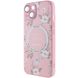TPU+PC чохол Secret Garden with MagSafe для Apple iPhone 13 (6.1"), pink