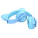 Накладні бездротові навушники Hoco W39 Cat ear, Blue