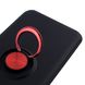 TPU чохол Deen ColorRing під магнітний тримач (opp) для Xiaomi Mi 8, Черный / Красный