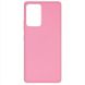 Чохол Silicone Cover Full without Logo (A) для Samsung Galaxy A52 4G / A52 5G / A52s, Рожевий / Pink