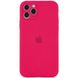 Чехол Silicone Case Full Camera Protective (AA) для Apple iPhone 11 Pro (5.8") Красный / Rose Red