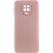 Чехол Silicone Cover Lakshmi Full Camera (AAA) для Xiaomi Redmi Note 9s / Note 9 Pro /Note 9 Pro Max Розовый / Pink Sand