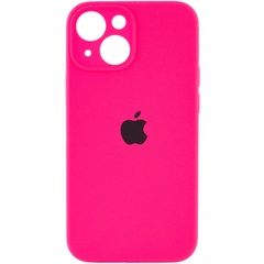 Чохол Silicone Case Full Camera Protective (AA) для Apple iPhone 14 Plus (6.7"), Розовый / Barbie pink