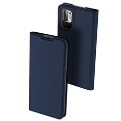 Чехол-книжка Dux Ducis с карманом для визиток для Xiaomi Redmi Note 10 5G / Poco M3 Pro Синий
