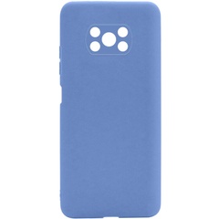Силіконовий чохол Candy Full Camera для Xiaomi Poco X3 NFC / Poco X3 Pro, Голубой / Mist blue