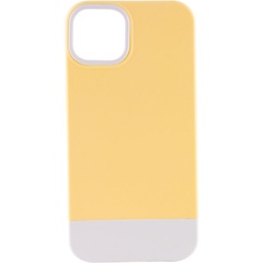 Чохол TPU+PC Bichromatic для Apple iPhone 12 Pro / 12 (6.1"), Creamy-yellow / White