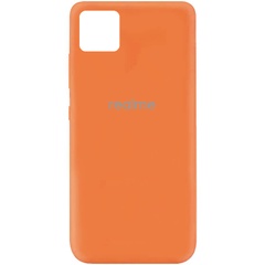 Чехол Silicone Cover My Color Full Protective (A) для Realme C11 Оранжевый / Orange