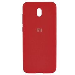 Чехол Silicone Cover Full Protective (AA) для Xiaomi Redmi 8a Красный / Dark Red