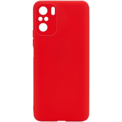 Силиконовый чехол Candy Full Camera для Xiaomi Redmi Note 10 / Note 10s Красный / Red