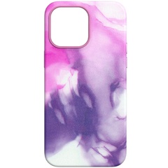 Кожаный чехол Figura Series Case with MagSafe для Apple iPhone 13 (6.1") Purple