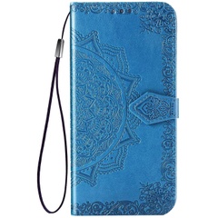 Кожаный чехол (книжка) Art Case с визитницей для Oppo A53 / A32 / A33 Синий