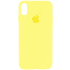 Чохол Silicone Case Full Protective (AA) для Apple iPhone XR (6.1 "), Желтый / Pollen