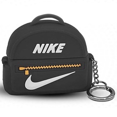 Силиконовый футляр Brand для наушников AirPods 3 + кольцо Nike Bag Black