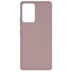 Чехол Silicone Cover Full without Logo (A) для Samsung Galaxy A52 4G / A52 5G / A52s Розовый / Pink Sand
