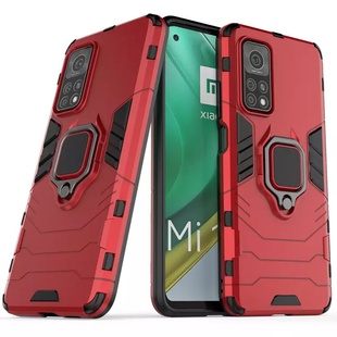 Ударопрочный чехол Transformer Ring for Magnet для Xiaomi Redmi Note 11 (Global) / Note 11S Красный / Dante Red