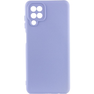 Чохол Silicone Cover Lakshmi Full Camera (A) для Samsung Galaxy A12 / M12, Бузковий / Dasheen