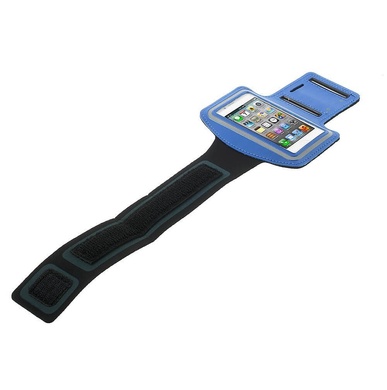 Неопреновий спортивний чохол на руку для Apple iPhone 4 / 4S, Синий