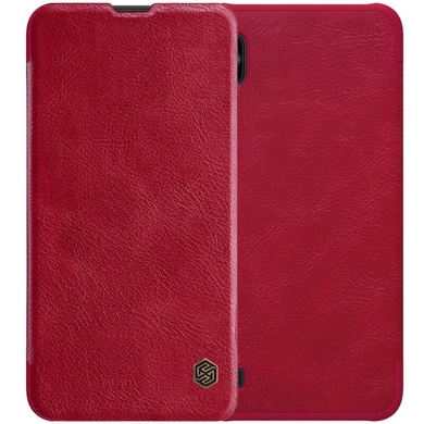 Кожаный чехол (книжка) Nillkin Qin Series для Samsung Galaxy A10 (A105F), Красный