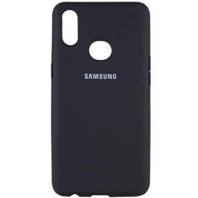 Чохол Silicone Cover Full Protective (AA) для Samsung Galaxy A10s, Чорний / Black