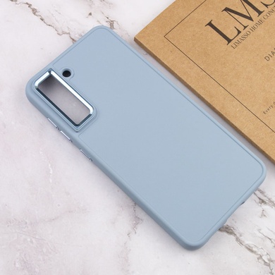 TPU чохол Bonbon Metal Style для Samsung Galaxy S24+, Голубой / Mist blue