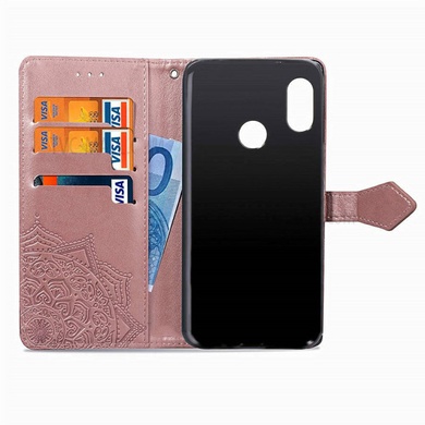 Шкіряний чохол (книжка) Art Case з візитницею для Xiaomi Redmi Note 5 Pro / Note 5 (DC), Розовый