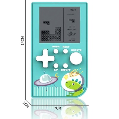 Портативна ігрова консоль Tetris T13, Green