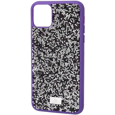 TPU чехол Bling World Rock Diamond для Apple iPhone 14 Plus (6.7") Фиолетовый