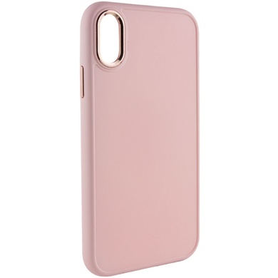 TPU чохол Bonbon Metal Style для Apple iPhone XR (6.1"), Рожевий / Light pink