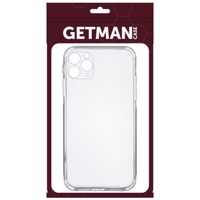 TPU чехол GETMAN Clear 1,0 mm для Apple iPhone 11 Pro Max (6.5") Бесцветный (прозрачный)