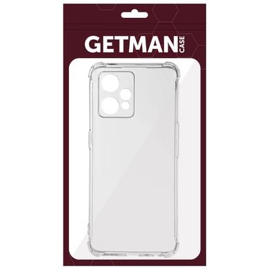 TPU чехол GETMAN Ease logo усиленные углы Full Camera для Realme 9 4G / 9 Pro+ Бесцветный (прозрачный)