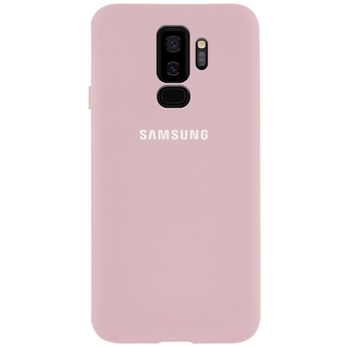 Чехол Silicone Cover Full Protective (AA) для Samsung Galaxy S9+ Розовый / Pink Sand