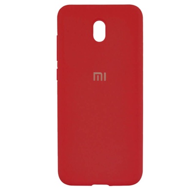 Чохол Silicone Cover Full Protective (AA) для Xiaomi Redmi 8a, Червоний / Dark Red