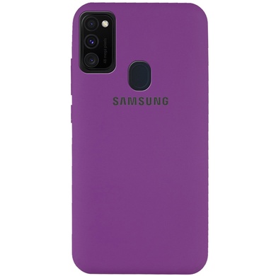Чехол Silicone Cover Full Protective (AA) для Samsung Galaxy M30s / M21 Фиолетовый / Grape