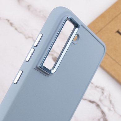 TPU чохол Bonbon Metal Style для Samsung Galaxy S24+, Голубой / Mist blue