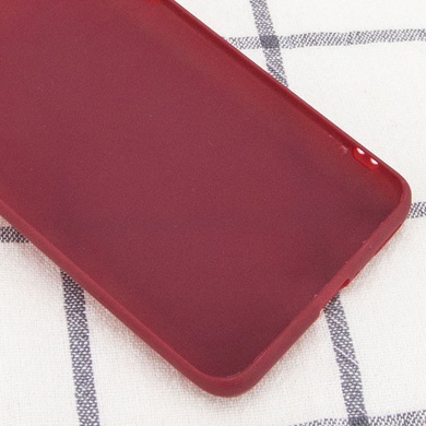 Силіконовий чохол Candy для Samsung Galaxy A03s, Бордовый