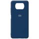 Чехол Silicone Cover Full Protective (AA) для Xiaomi Poco X3 NFC / Poco X3 Pro Синий / Navy blue