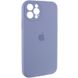 Чохол Silicone Case Full Camera Protective (AA) для Apple iPhone 12 Pro (6.1"), Сірий / Lavender Gray