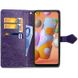 Кожаный чехол (книжка) Art Case с визитницей для Samsung Galaxy A11 / M11 Фиолетовый
