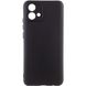 Чохол Silicone Cover Lakshmi Full Camera (AA) для Motorola Moto G84, Чорний / Black