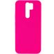 Чехол Silicone Cover Lakshmi (AAA) для Xiaomi Redmi Note 8 Pro Розовый / Barbie pink