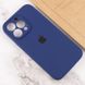 Чохол Silicone Case Full Camera Protective (AA) для Apple iPhone 13 Pro Max (6.7 "), Синий / Deep navy
