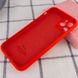 Чехол Silicone Case Full Camera Protective (AA) для Apple iPhone 12 Pro (6.1") Красный / Red