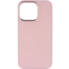 TPU чохол Bonbon Metal Style для Apple iPhone 14 Pro Max (6.7"), Рожевий / Light pink