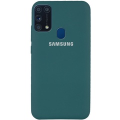 Чехол Silicone Cover Full Protective (AA) для Samsung Galaxy A11, Зеленый / Pine green
