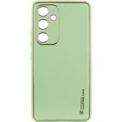 Шкіряний чохол Xshield для Samsung Galaxy A35, Зеленый / Pistachio