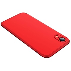 Пластикова накладка GKK LikGus 360 градусів (opp) для Apple iPhone XR (6.1 "), Червоний