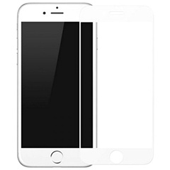 Гибкое защитное стекло SKLO Nano (тех.пак) для Apple iPhone 7 plus / 8 plus (5.5"), Белый