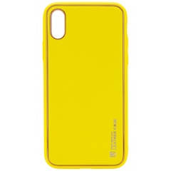 Шкіряний чохол Xshield для Apple iPhone XR (6.1 "), Желтый / Yellow
