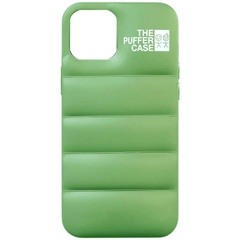 Чехол-пуховик Puffer case для Apple iPhone 13 (6.1") Зеленый