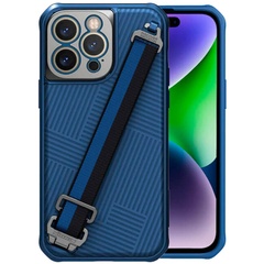 Карбонова накладка Nillkin Strap Case для Apple iPhone 14 Pro Max (6.7"), Blue